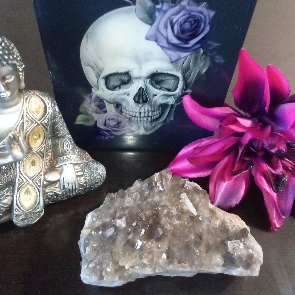 Smoky Quartz Cluster From Brazil - Picture 4 of 13